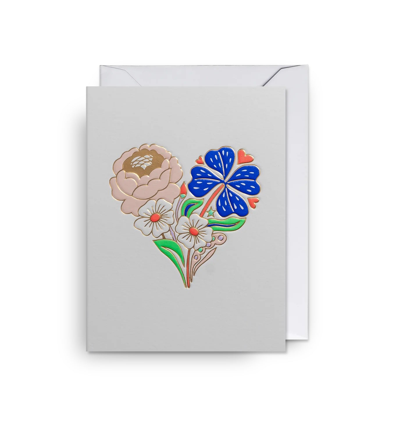 Heart Bouquet Mini Card