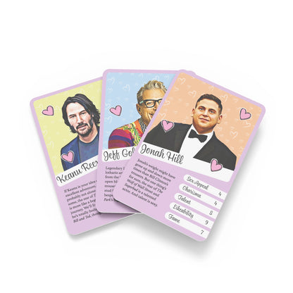 Weird Crushes - Hollywood Hunks Card Game