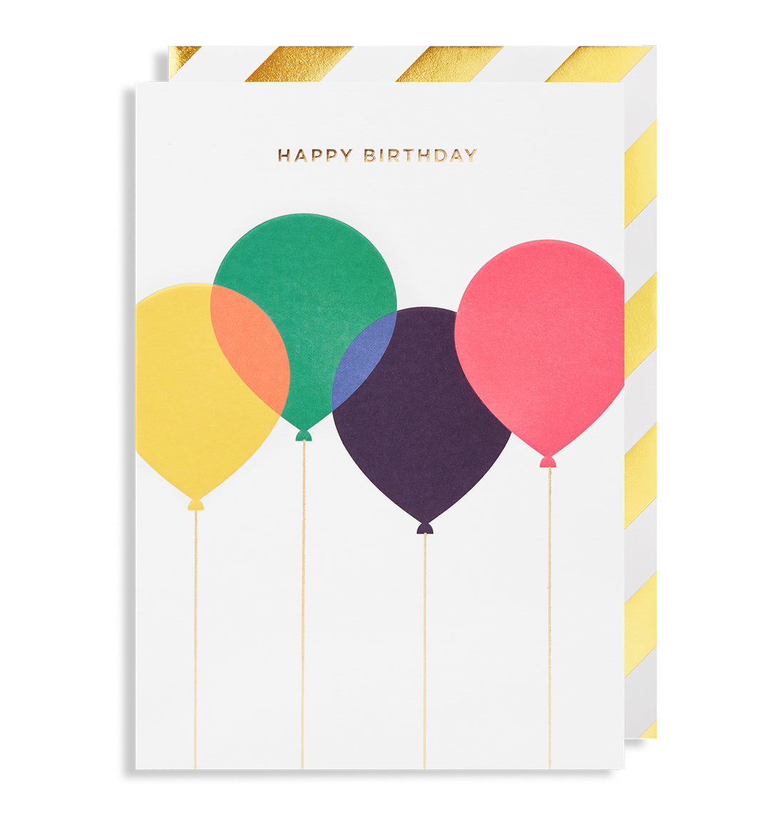 Carte de joyeux anniversaire avec ballon