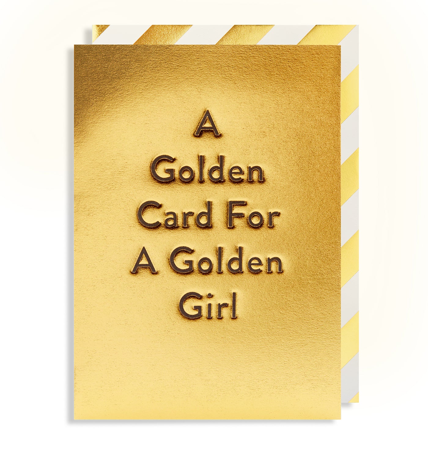 Golden Card Golden Girl Card