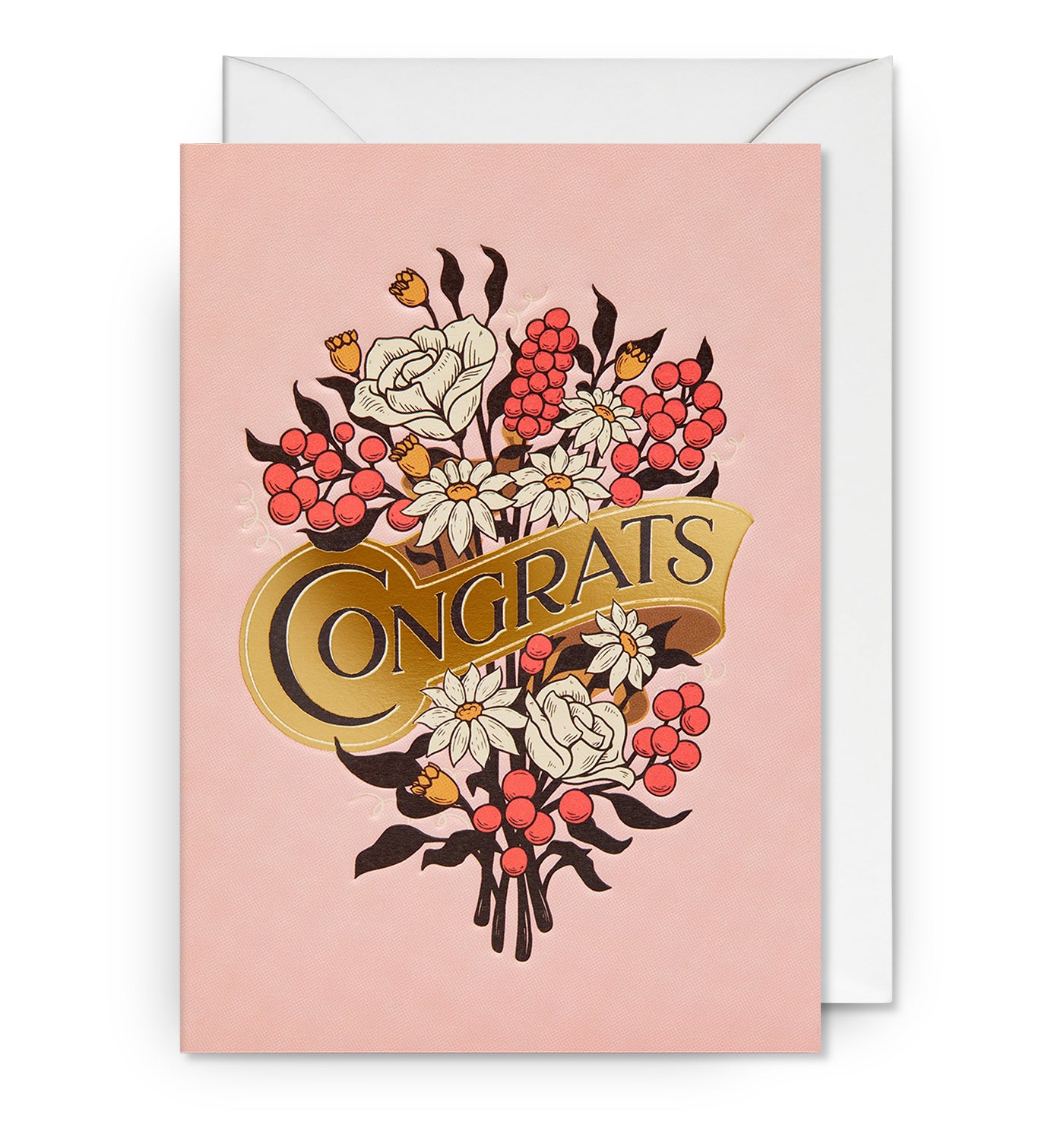 Congrats Floral Card