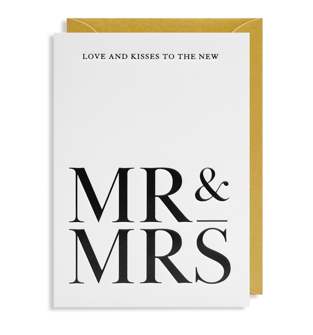 Love and Kisses To The New Mr &amp; Mrs Card