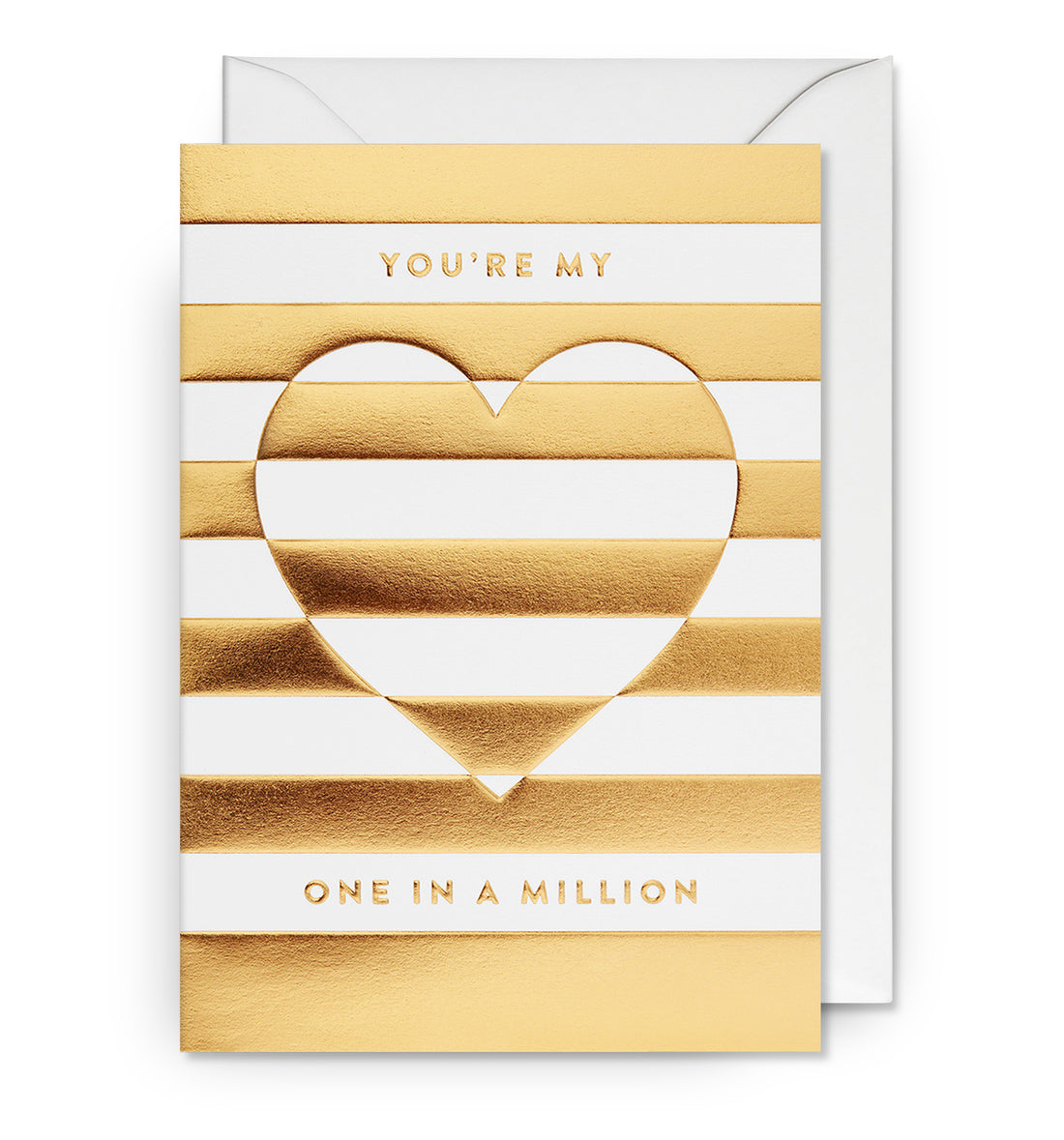 My One In A Million Heart Card