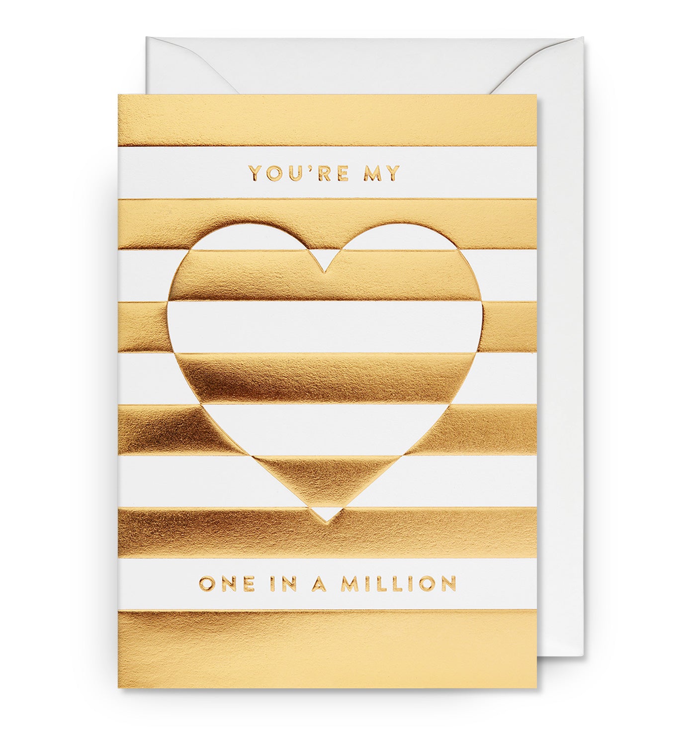 My One In A Million Heart Card