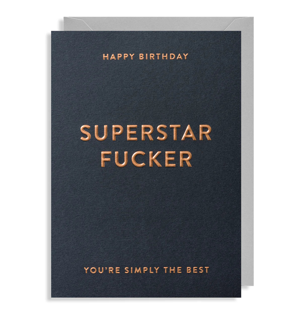 Carte Joyeux anniversaire Superstar Fucker