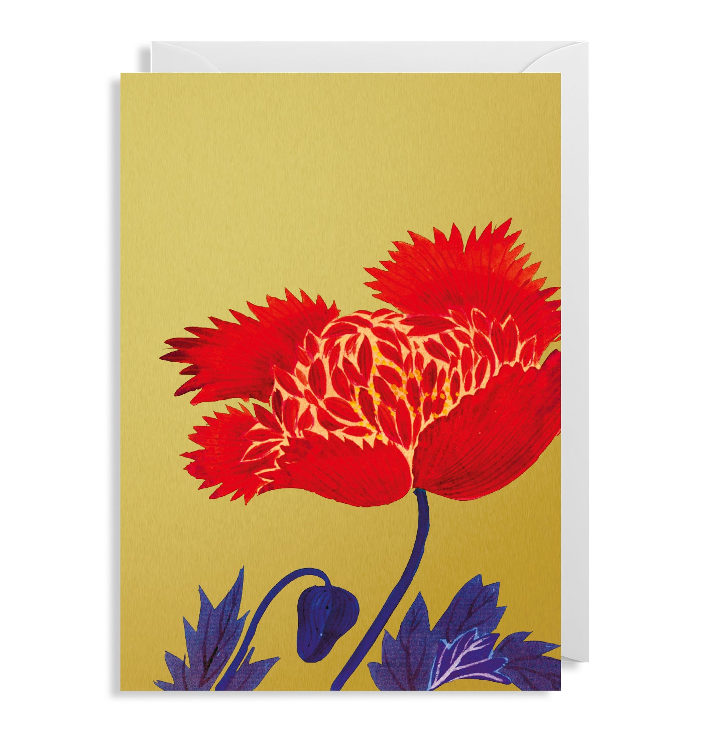 Peony Gold Foil Card