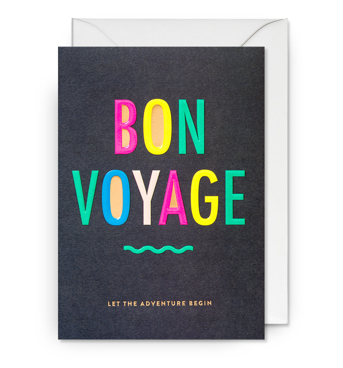 Bon Voyage, Let the Adventure Begin Greeting Card