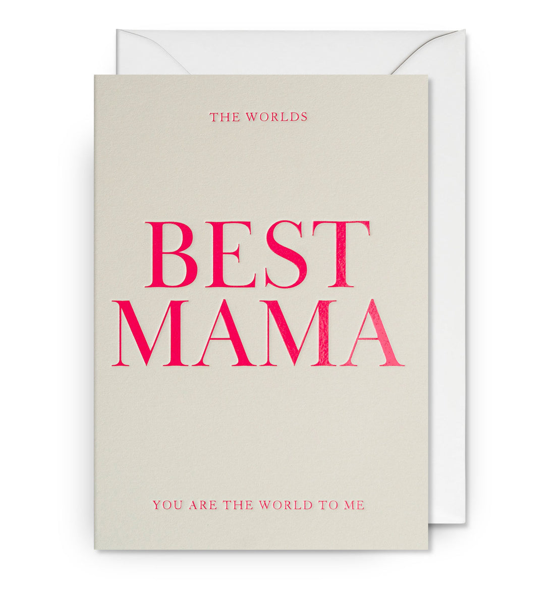 La meilleure carte de maman du monde