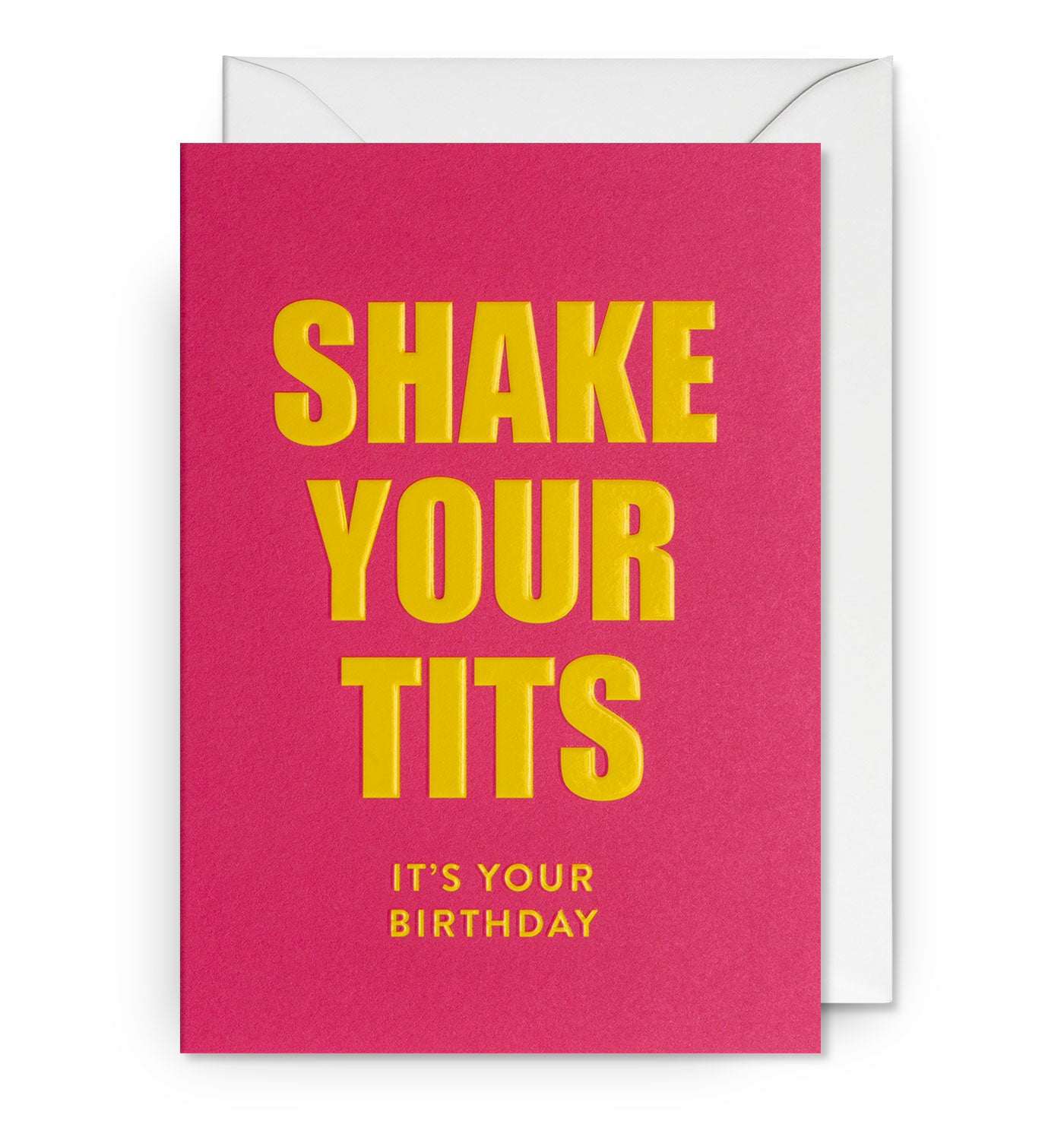 Shake Your Tits it’s Your Birthday Card