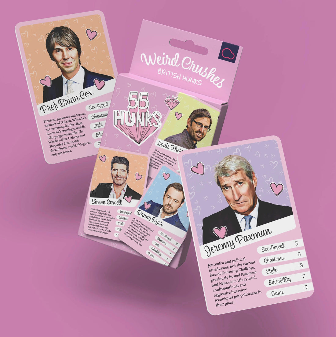 Weird Crushes - British Hunks Card Game