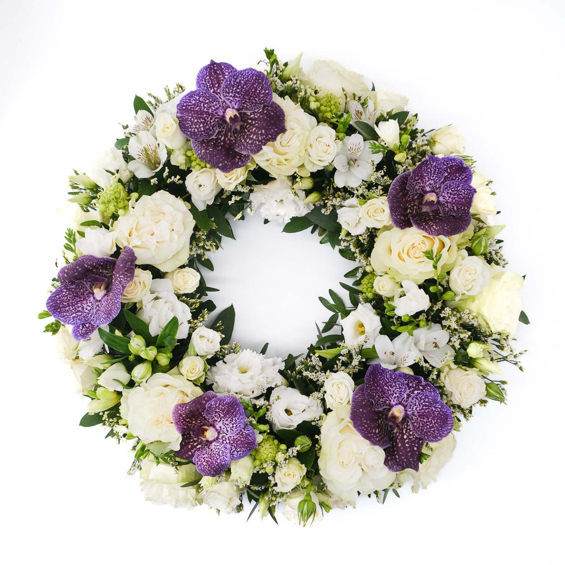 Couronne rouge, bleue et blanche