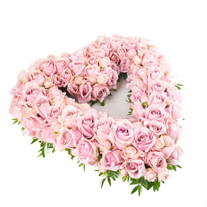 Pink Rose Wreath