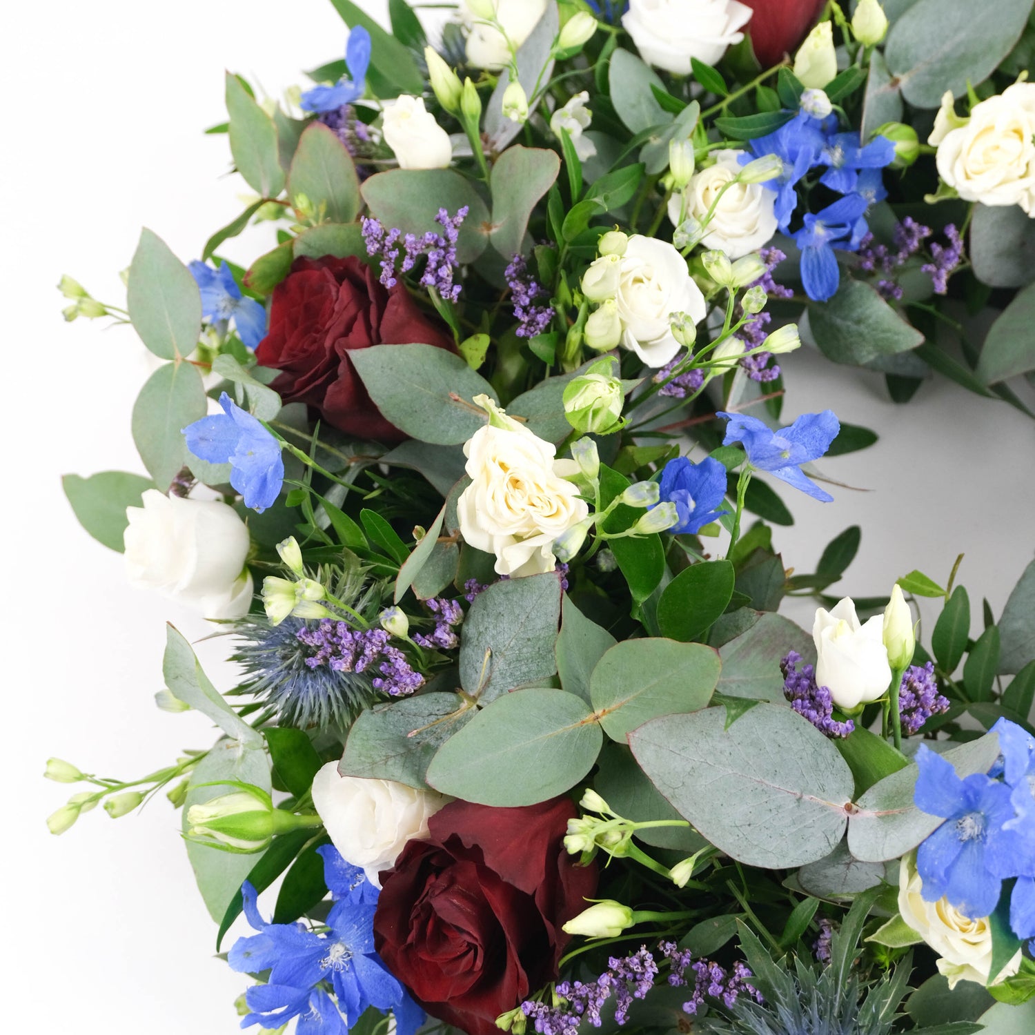 Red Blue &amp; White Wreath