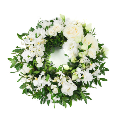 Simple White Wreath