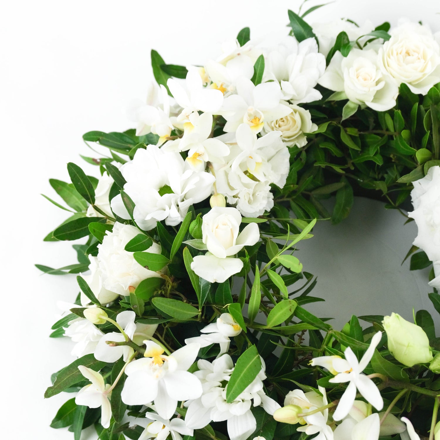 Simple White Wreath