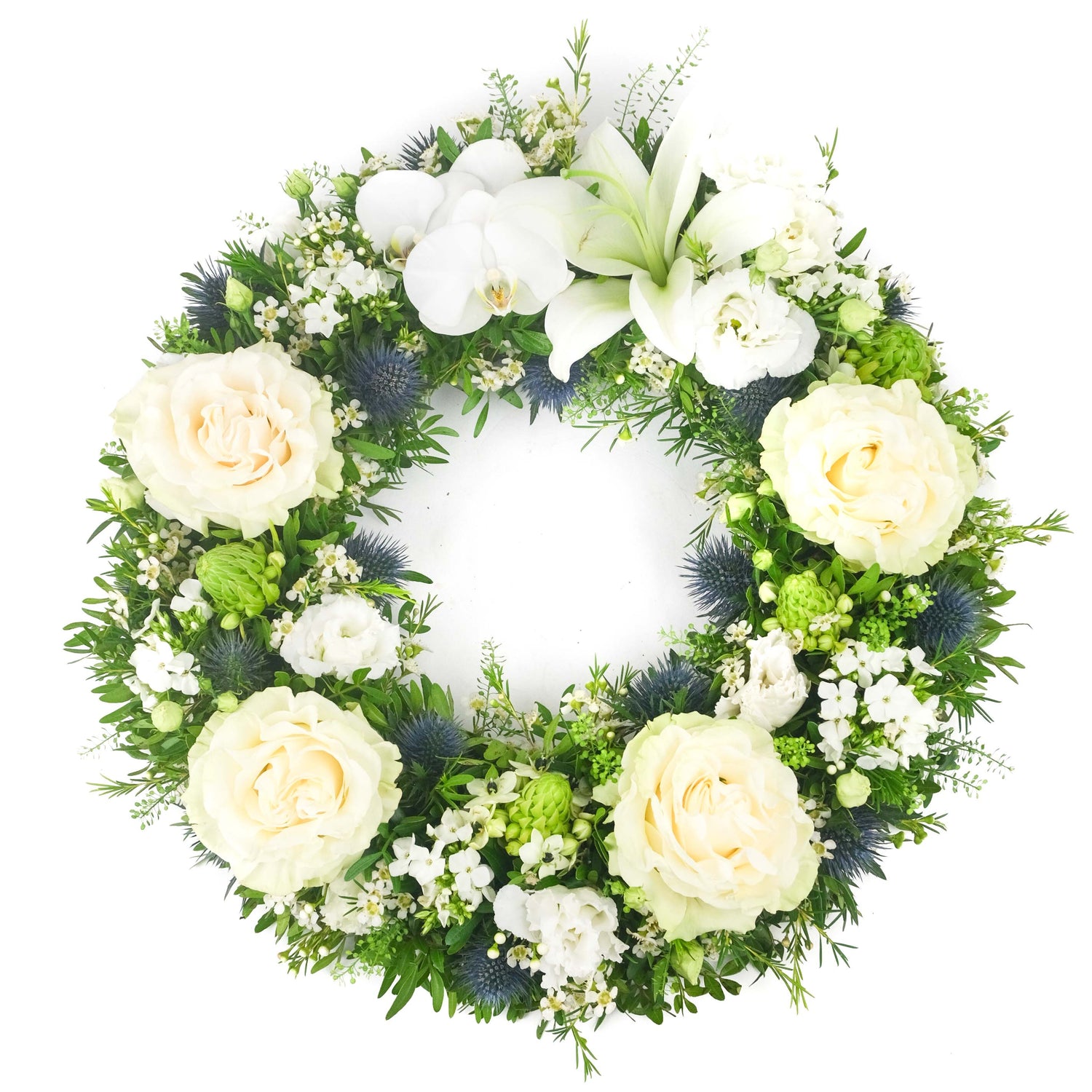 Mixed White Wreath