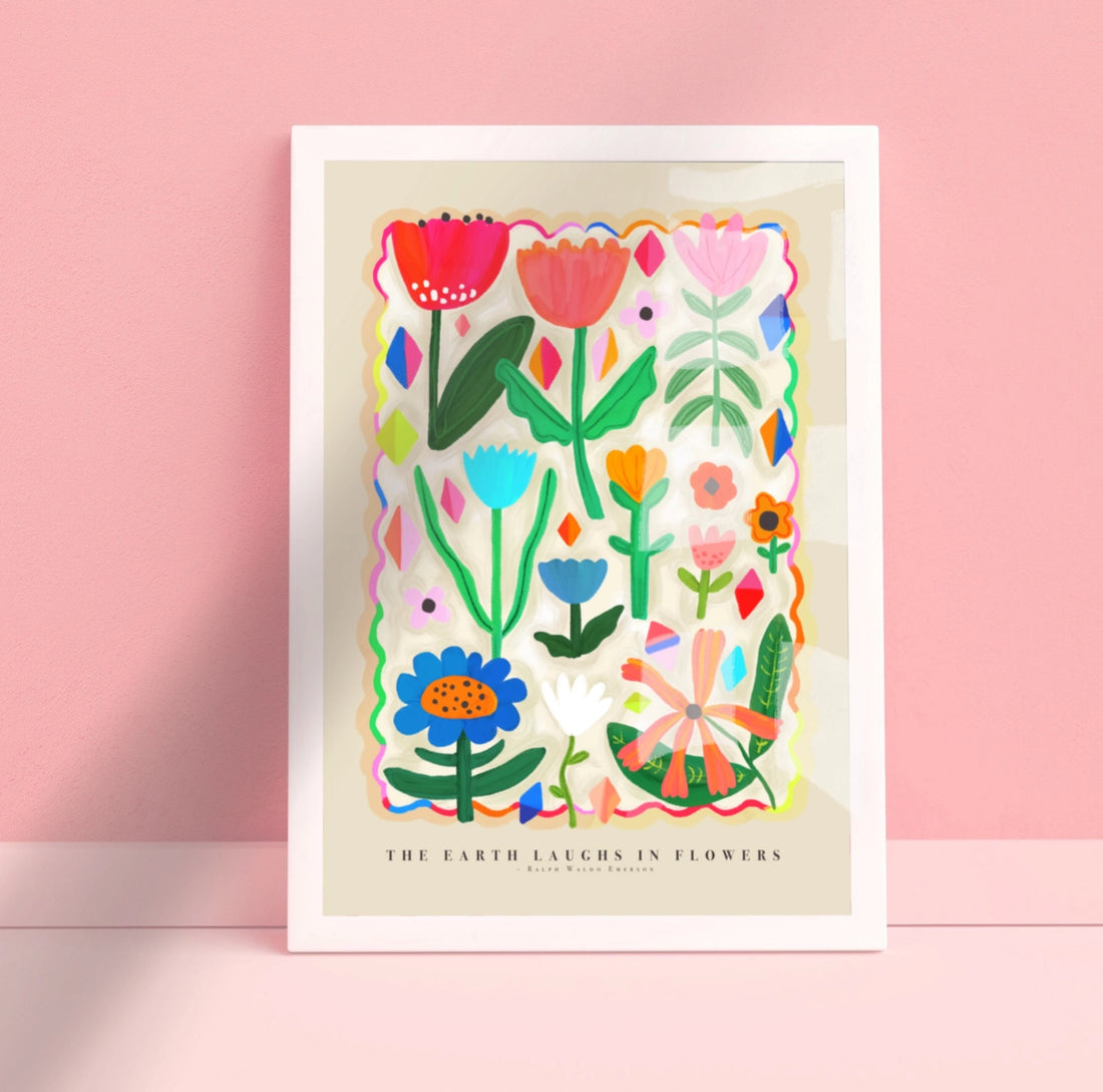 Earth Laughs In Flowers Print