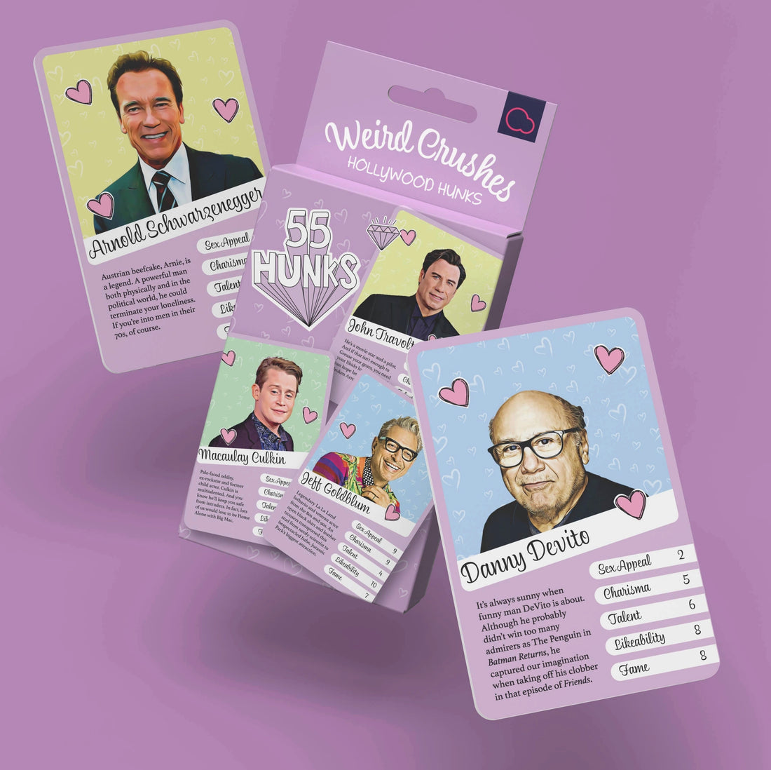 Weird Crushes - Hollywood Hunks Card Game