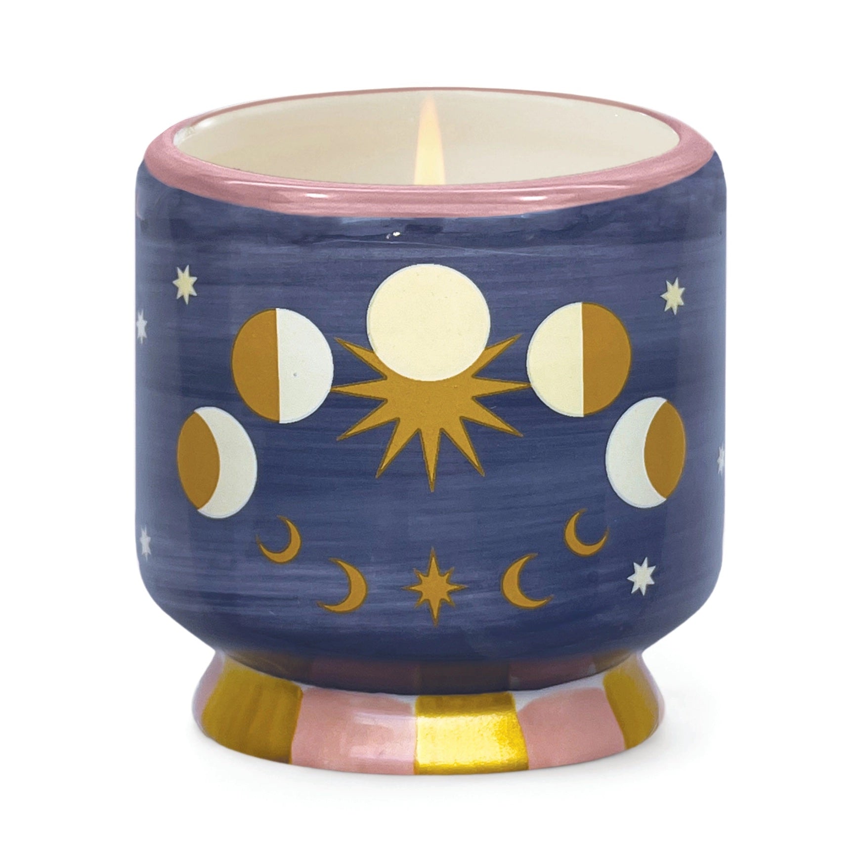 Adopo Jasmine &amp; Rose Moon Phases Candle - 226g