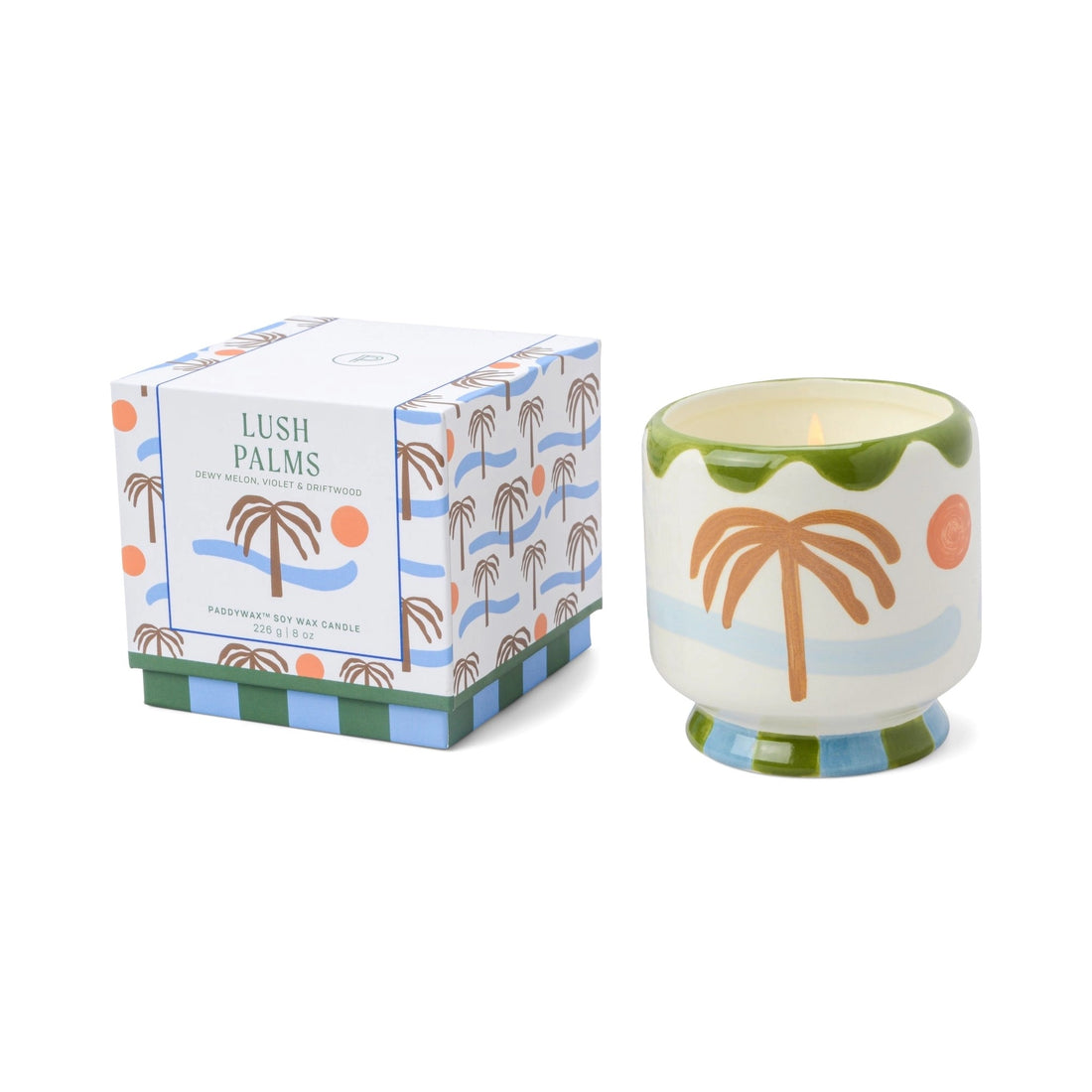 Adopo Lush Palms Palm Tree Candle - 226g