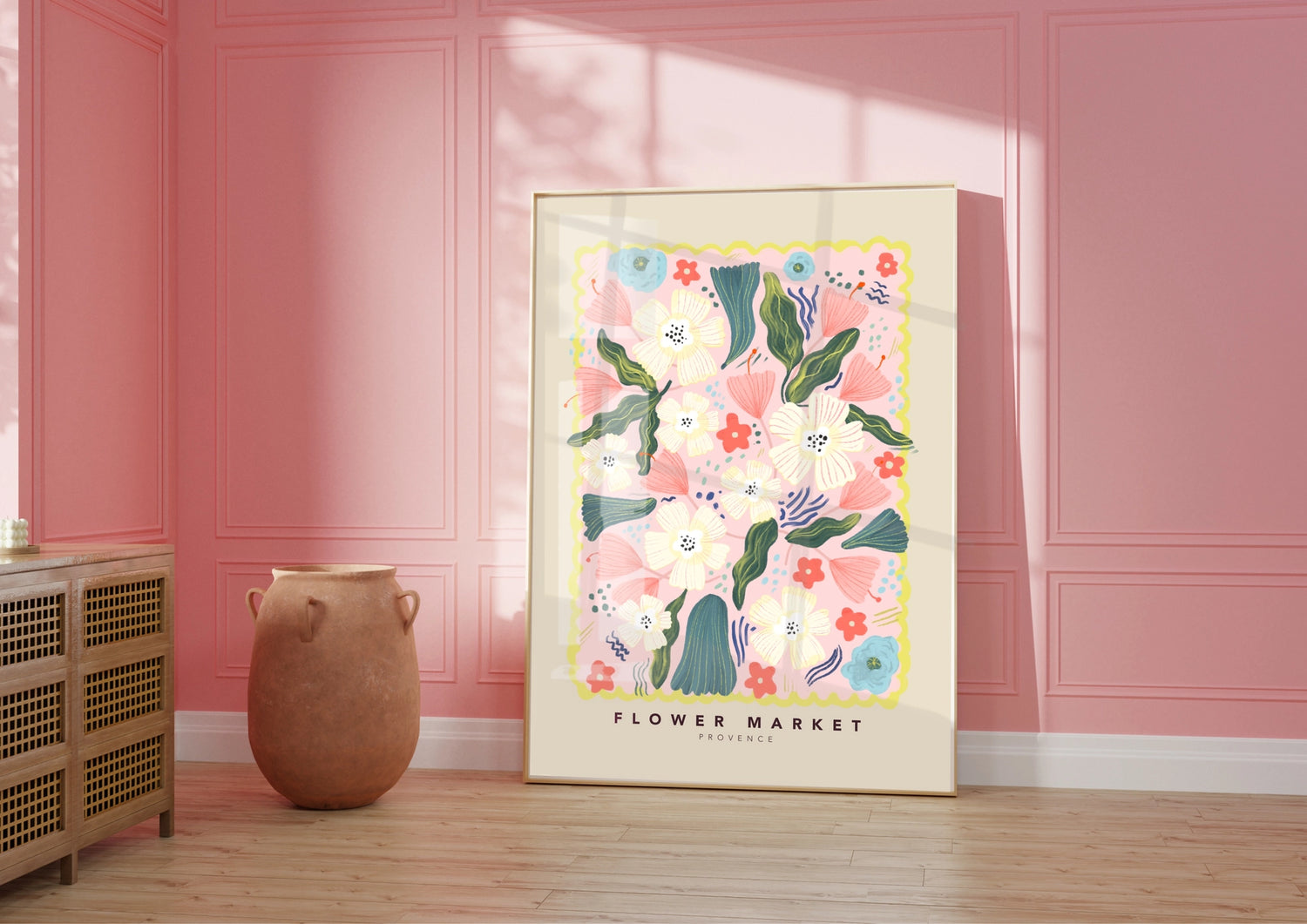 Spring Flower Market Print