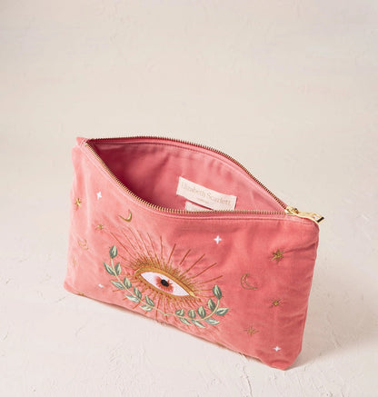 Celestial Eye Everyday Pouch - Coral